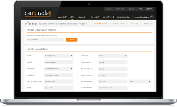 laptop preview of website